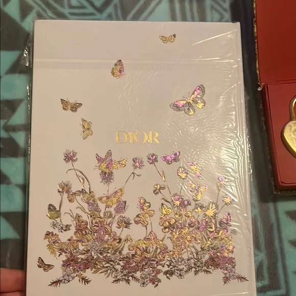 Dior Blank Notebook and Heart Lock and Key set new - Picture 2 of 4